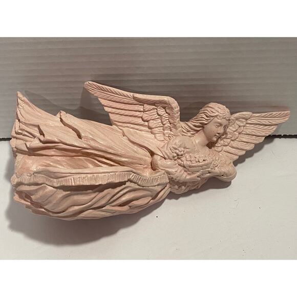 Magestic Hanging Pink Angel, Valentines Day Decor, Catch-all Dish, Religious - Picture 3 of 8